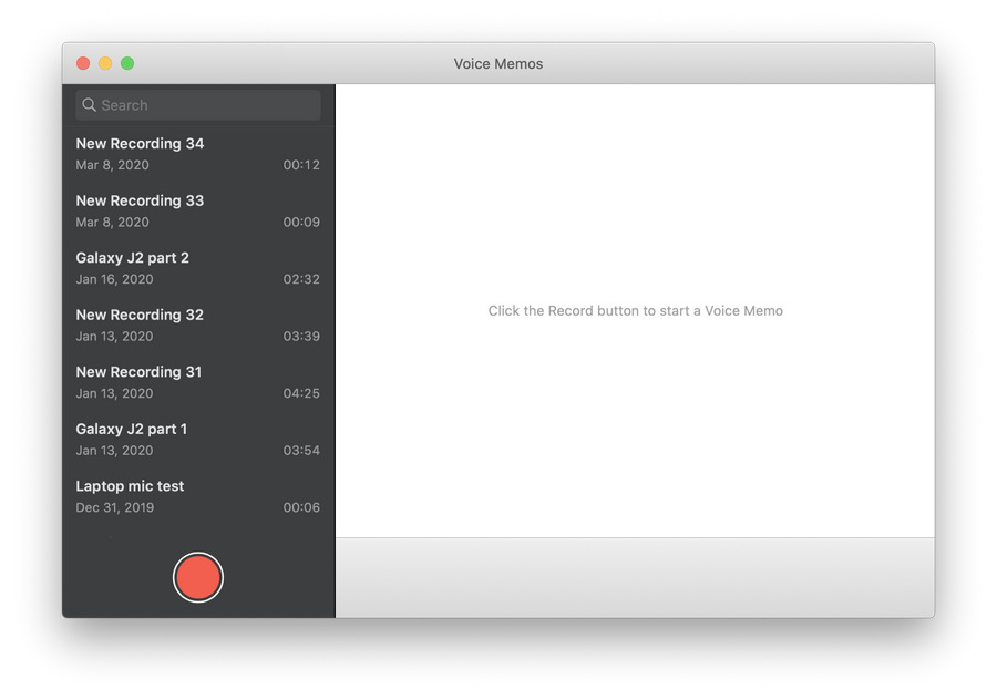 voice memos from iphone to mac