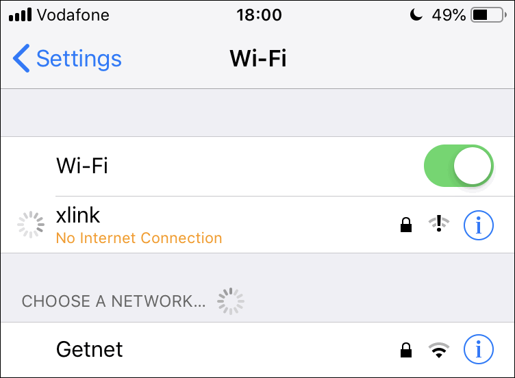 No Internet Connection on iPhone ios 12