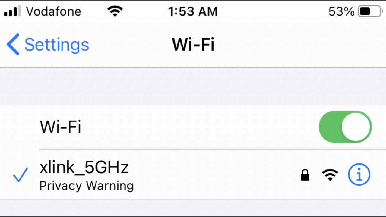 wi fi privacy warning on iphone or ipad how to remove