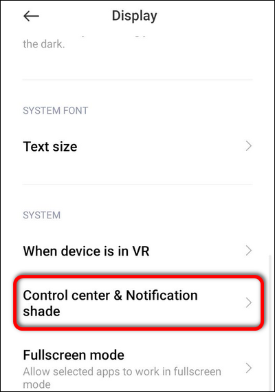 Control Center and Notification shade MIUI 12