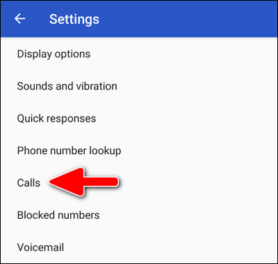 Google Phone app call settings Android 10