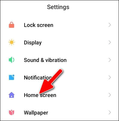 MIUI Home Screen settings